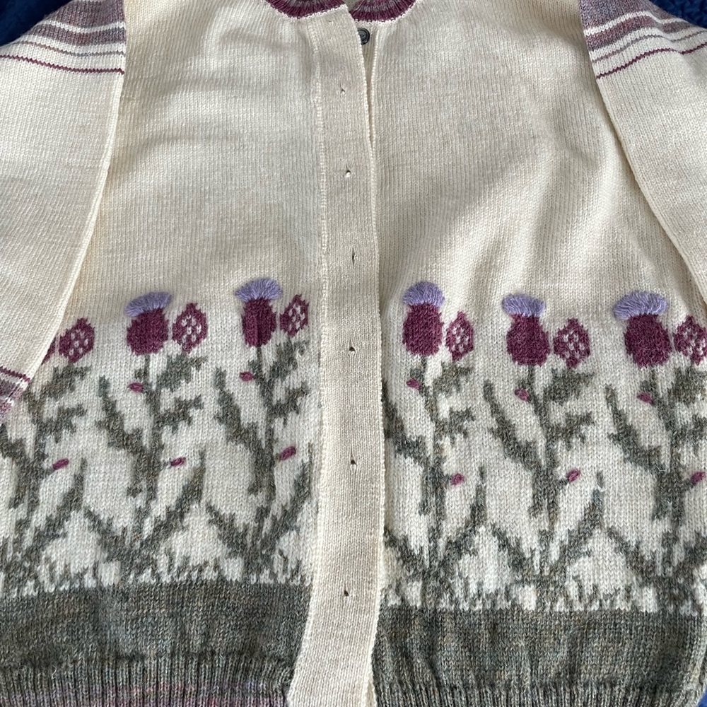 Wool cardigan Medium sweater. New without tags. Never worn